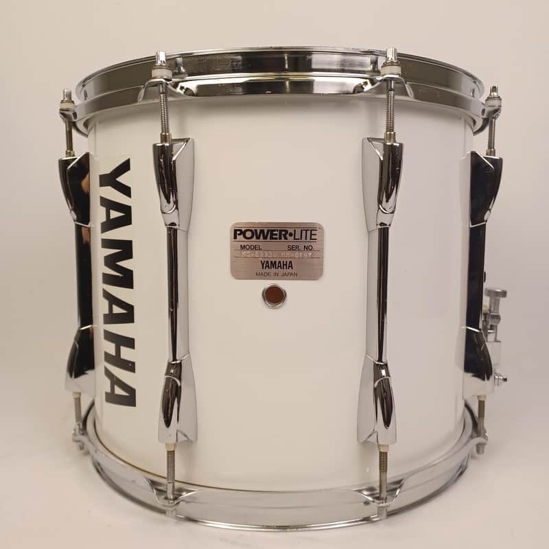 Yamaha 11x13"Powerlite Marching Snare Drum White Japan MS6113U MM0197 6Ply Birch image 1
