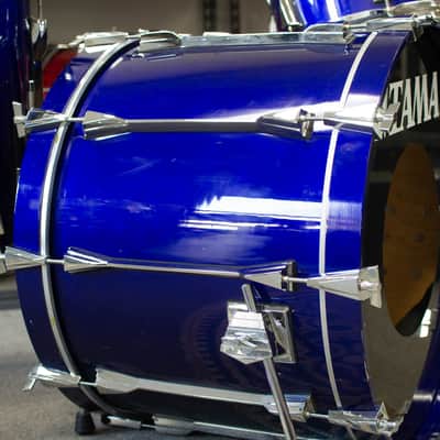 1980s Tama Artstar II Jewel Blue Drum Kit image 5