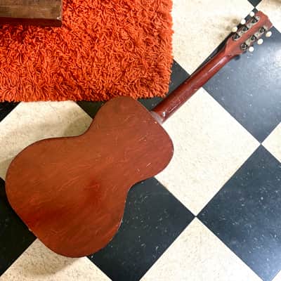 50's "Telleno" Parlor Guitar (Good Player!) by United Guitar Corporation Stella Kay Harmony image 6