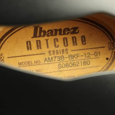 USED Ibanez Artcore AM-73B-BKF (180) image 3