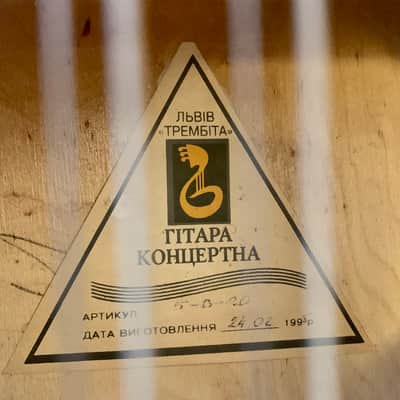 LVIV Trembita Vintage 1995 12 String Acoustic Guitar Ukrainian *Please Read* image 10
