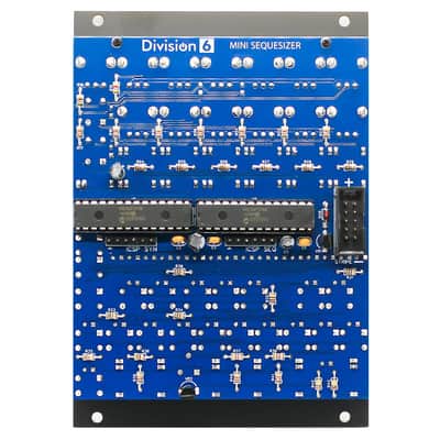 Division 6 Mini Sequesizer - Synth and Sequencer PCB, Panel, and ICs image 3