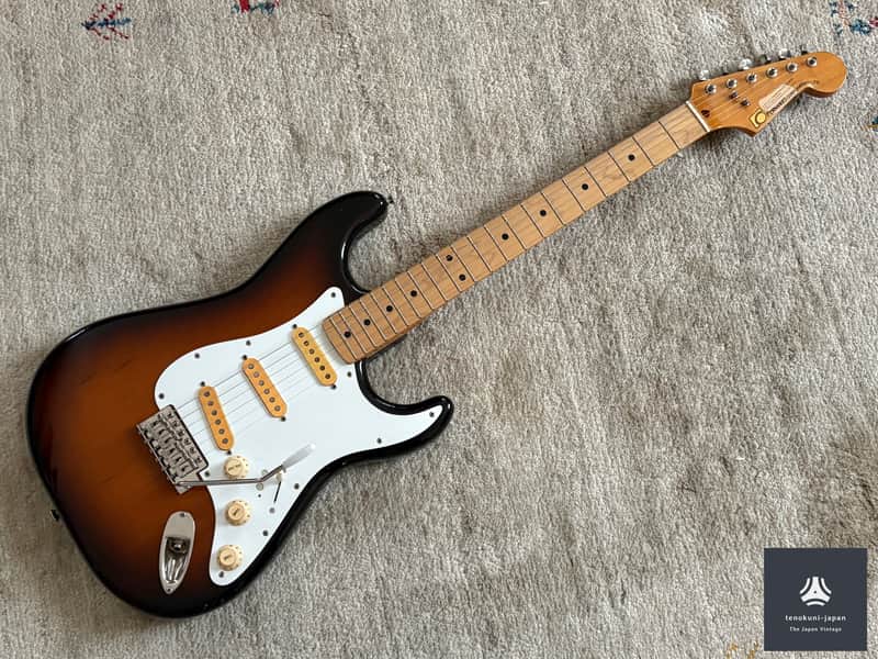 Fernandes FST-60 '78-'79 Vintage MIJ Stratocaster Type Electric Guitar Made in Japan Stone "ISHI" Logo image 1