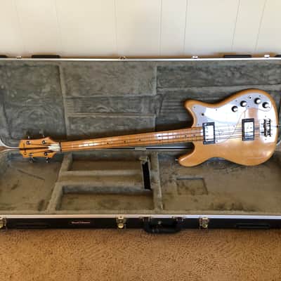 1970 Epiphone ET-288N Neck-thru MIJ Bass with Hardshell Case EXC+ Condition image 19