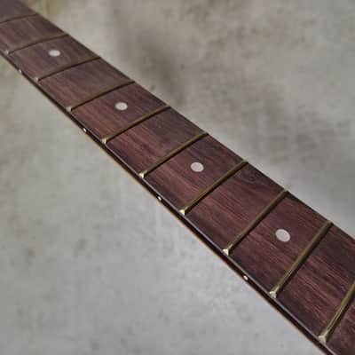 Flame Roasted Maple Tele Neck fits fender Telecaster body 22 frets modern image 2