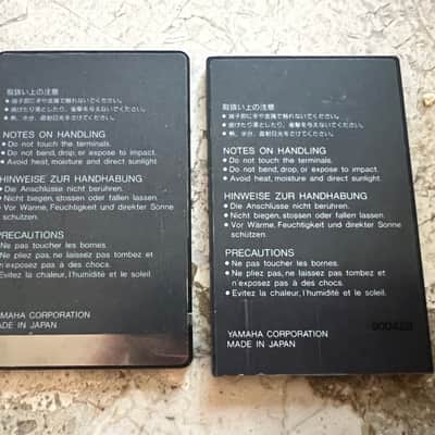 Yamaha SY/77 sax voice data card set image 2