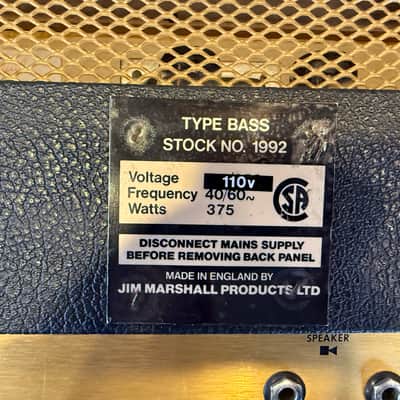 Marshall Super Bass 1973 image 2