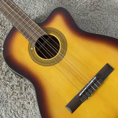 Tobacco Burst 39 Inch Classical Guitar, Spruce Top Body, Mahogany Neck, Rosewood Fingerboard image 19