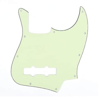 Mint Green Standard Jazz Bass Guitar Pickguard USA/MIM image 1