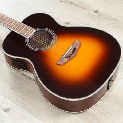 D'Angelico DAEOMXTVSBGP Excel Tammany XT Acoustic Electric Guitar, Vintage Burst image 3