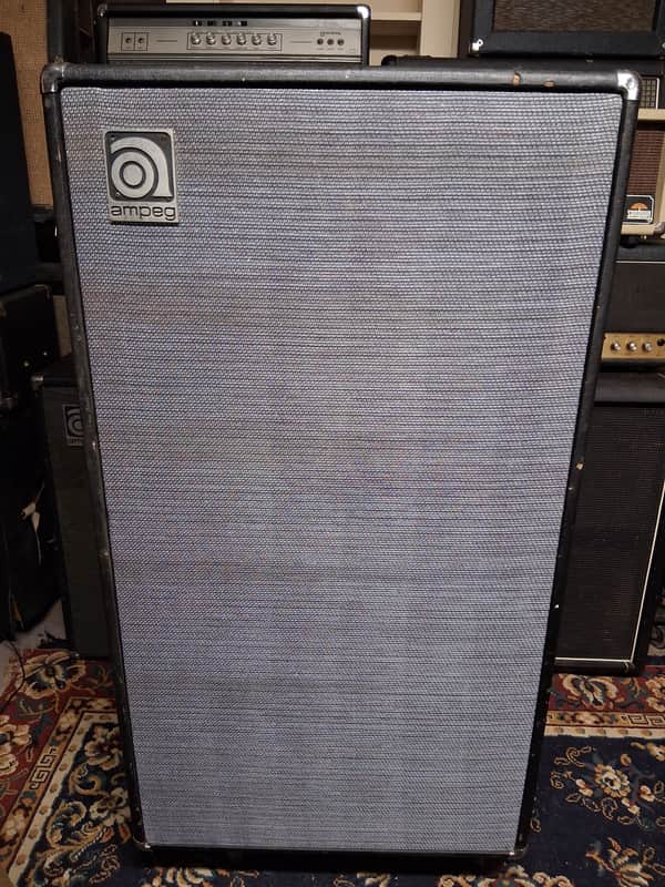 1972 Ampeg SVT 8x10 Bass Speaker Cabinet Flat Back Alnico Magnet CTS 4 Ohm 240 Watt image 1