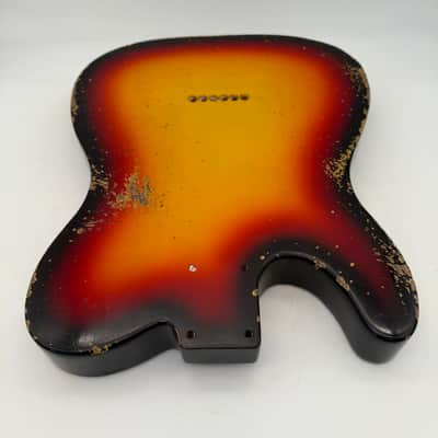 MJT Telecaster Body 1-Piece Alder Relic Nitro Light mjt6651 image 7