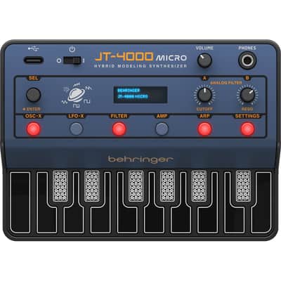 Behringer JT-4000 Micro Portable 4 Voice Hybrid Synthesizer image 1