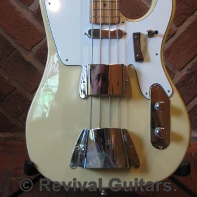 1970's Vintage Made in Japan Angelica Deluxe Tele Bass, all original with Case image 5