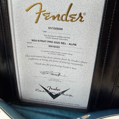 2026 Fender Custom Shop Stratocaster Pro W25 Relic - Aged Lake Placid Blue image 22
