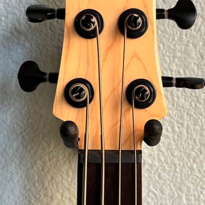 Kala UBASS-SB-LP-FS Solid Body Fretted U-Bass 2023 - Present - Pale Pink image 5