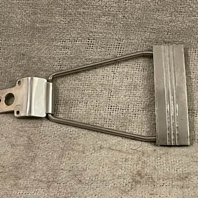 Vintage 12 String Trapeze Tailpiece 1960’s-1970’s Chrome Matsumoku Univox Aria Conrad Lyle MIJ Japan image 2