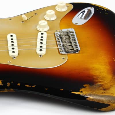 Fender Custom Shop LTD NAMM 59 Reissue Stratocaster Heavy Relic 2017 Roasted Neck 1959 Sunburst image 25