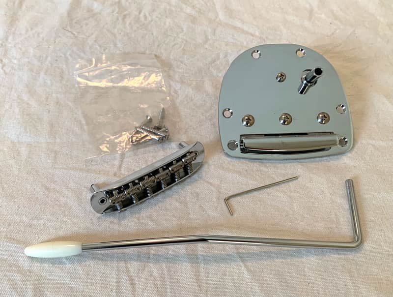 Squier Jaguar Jazzmaster Tremolo/Vibrato w/Arm, and Bridge - Free US Shipping image 1