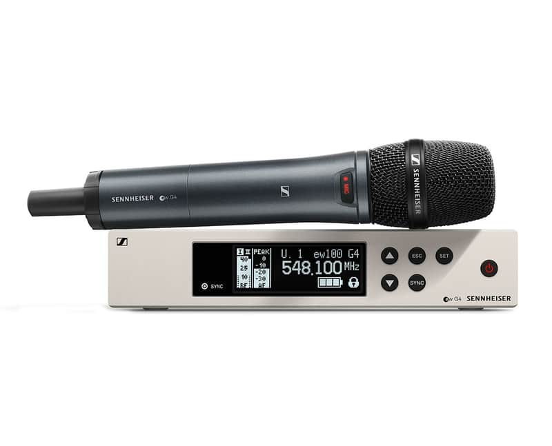 Sennheiser EW 100 G4-845-S Wireless Handheld Microphone System with MMD 845 Capsule (A1-Band: 470-516 MHz) image 1