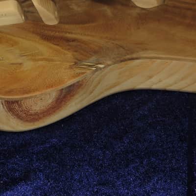 Acacia Koa Top \ Aged Pine Tele Style Body 3lbs 9oz #3675  *IMPORT CHARGES INCLUDED image 5