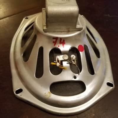 Jensen 69J11 V1 317-2 6X9 Vintage Speaker AlNiCo 8 Ohm 11 Watt guitar paper cone 1958 - Silver image 4