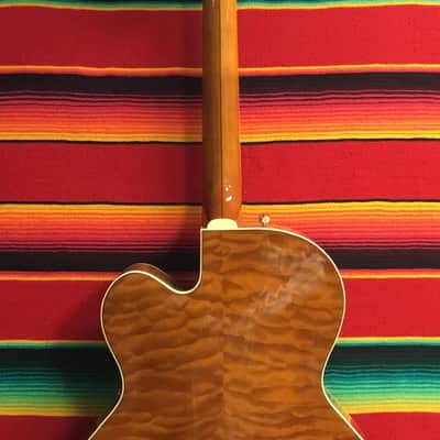 Gretsch G6120TGQM-56 Limited Edition Quilt Classic Chet Atkins 2023 - Roundup Orange Stain image 7