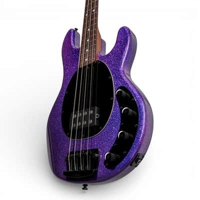 Sterling by Music Man SBMM ST-RAY34-PSK-R2 RAY34 Stingray 4-String Bass, Purple Sparkle image 6