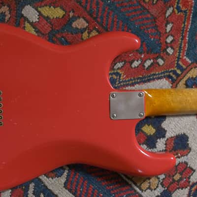 MB Guitars 62-S  2024 - Fiesta Red Hardtail image 19