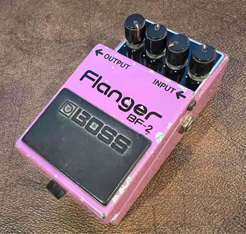 Boss BF-2 Flanger 1980-1984 (Black Label) Made In Japan | Reverb