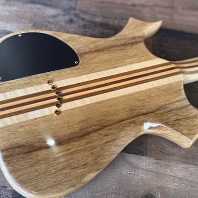 Phiga Guitars Jerry Garcia tribute lighting Bolt 2023 - Cocobolo with case! image 3