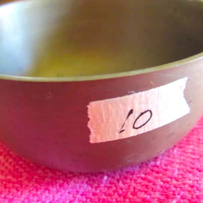 Japanese Rin Singing Bowl Cup Chime - Vintage image 4