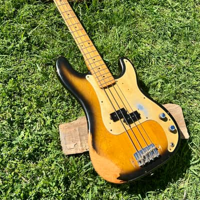 Vintage Fender Fullerton 57 Reissue Precision Bass Guitar 1982 image 6