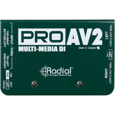 Radial Engineering ProAV2 - Audio/Video Passive Stereo Direct Box image 3
