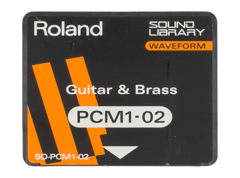 Roland PCM1-02 Guitar & Brass Sound LIbrary Card [USED] image 1