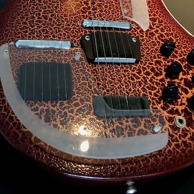Jerry Jones Supreme Dual Neck Sitar 2000s Gatorburst image 2