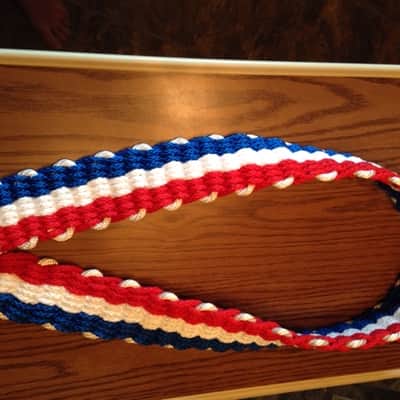 Willie Nelson style guitar strap 2019 image 3