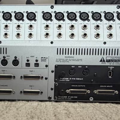 Tascam DM-4800 Digital Mixing Console + MU-1000 Meter Bridge + 4 Expansion Cards image 6