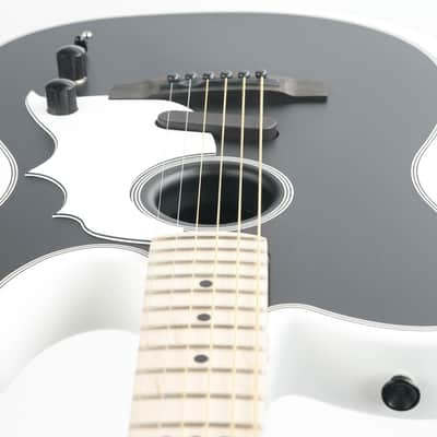 Fender Jack White Triplesonic Acoustasonic Telecaster Blacktop image 12