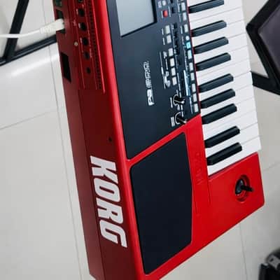 Korg Pa600 61-Key Red Arranger Workstation Used image 2