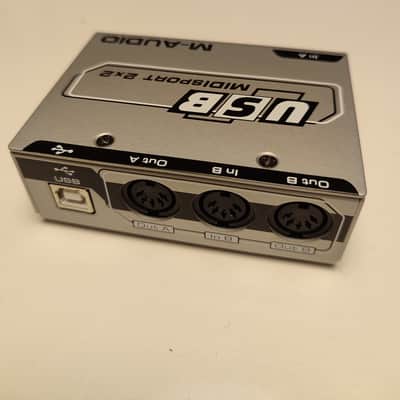 M-Audio MidiSport 2x2 Anniversary Edition USB MIDI Interface 2010s - Black image 2