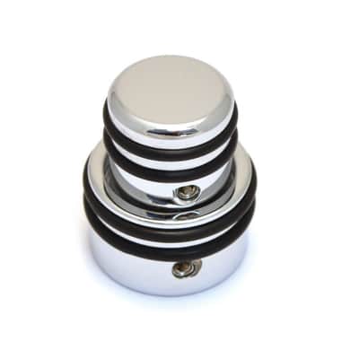 80610C Hipshot O-Ring Polished Chrome Stack Concentric Guitar/Bass Knob 6mm/8mm