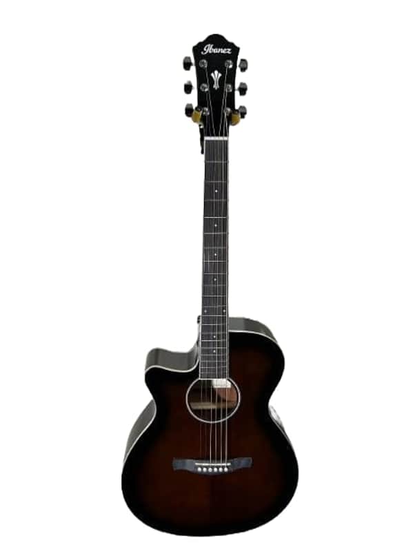 Ibanez Acoustic/Electric AEG7L-DVS Left-Handed Dark Violin Sunburst High Gloss - In-House Adjusted image 1
