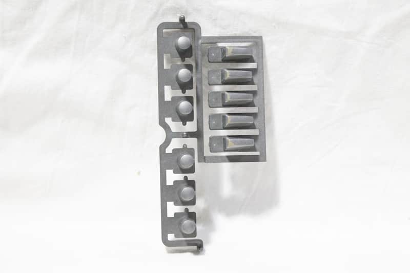 Yamaha PSR-1000 keyboard part - left screen plastic buttons - PSR1000 PSR 1000 image 1