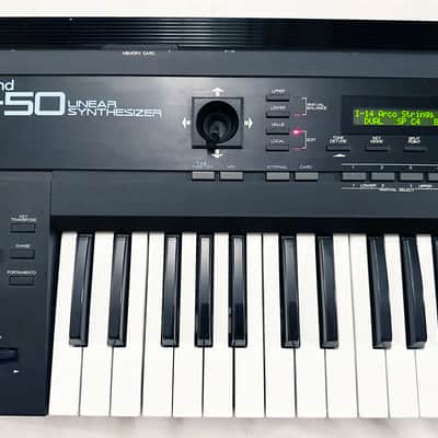 ROLAND D-50 Vintage Linear FM Synthesizer Made in JAPAN - 1987. Works and Sounds Great !... image 2