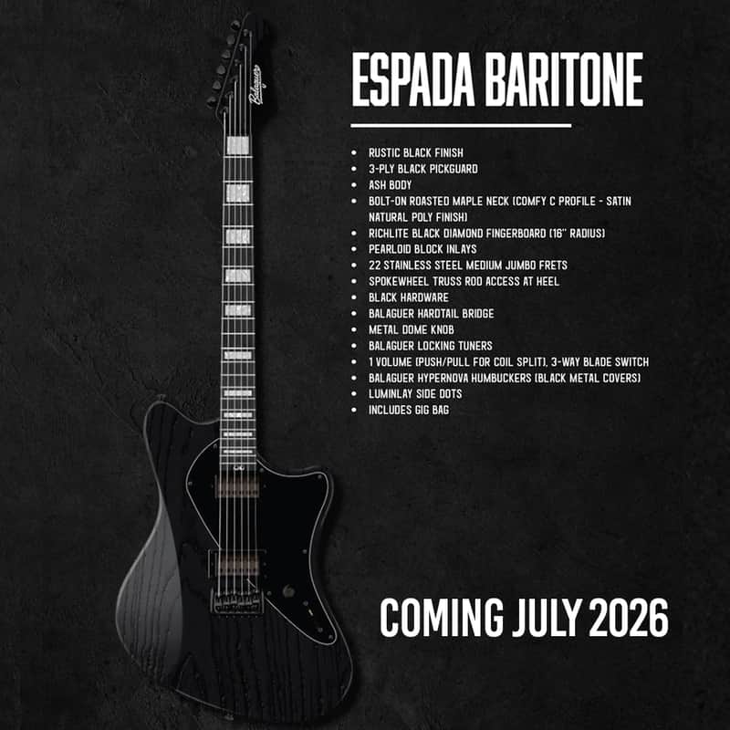 Balaguer Espada Baritone Guitar 2026 image 1