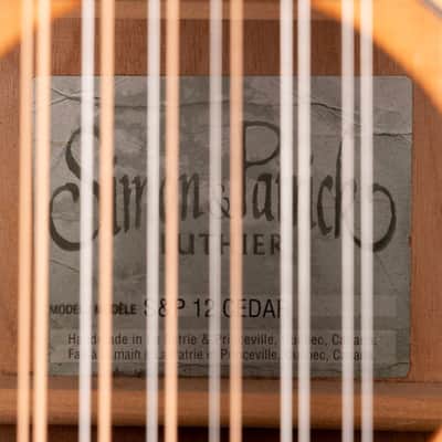 Pre-Owned Simon And Patrick Luthier Woodland Cedar 12-String Acoustic With Gig Bag image 8