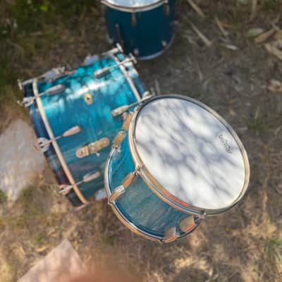 Slingerland Radioking 1950 - Blue sparkle image 5