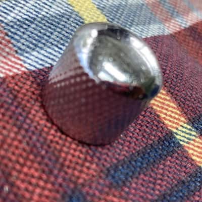 Chrome Fender Concentric Jazz Bass / Telecaster Top Knob~ Press-On, J, Tele image 1