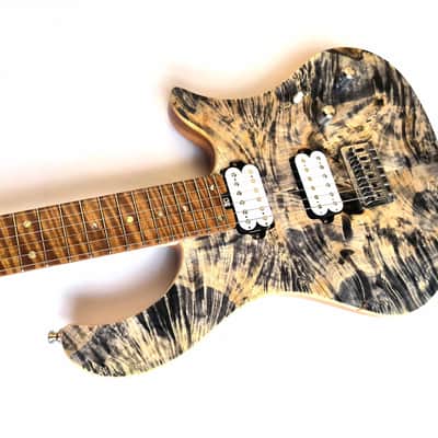 (made in Ukraine) Lobanov Guitars LW Feather '2025 Burled Grey w/GigBag image 6